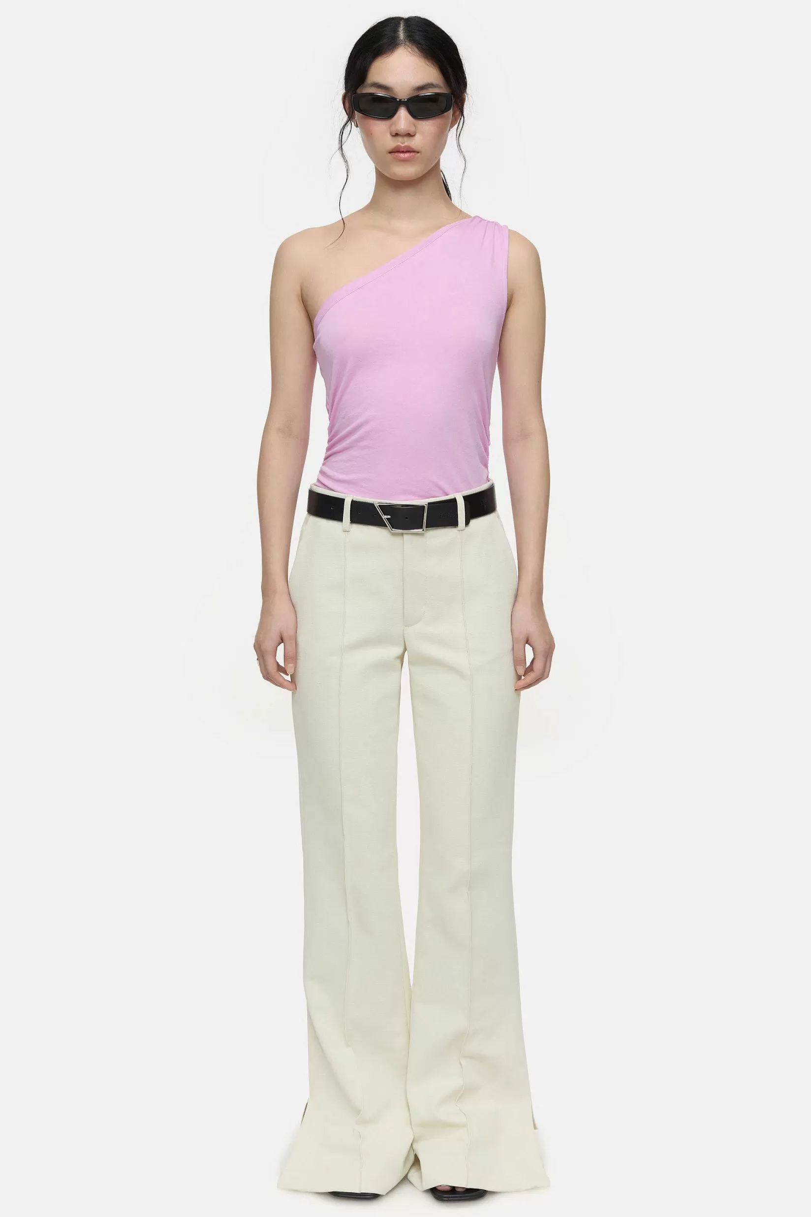 Fashion CLOSED Asymmetrische Bovenkant Roze Pony