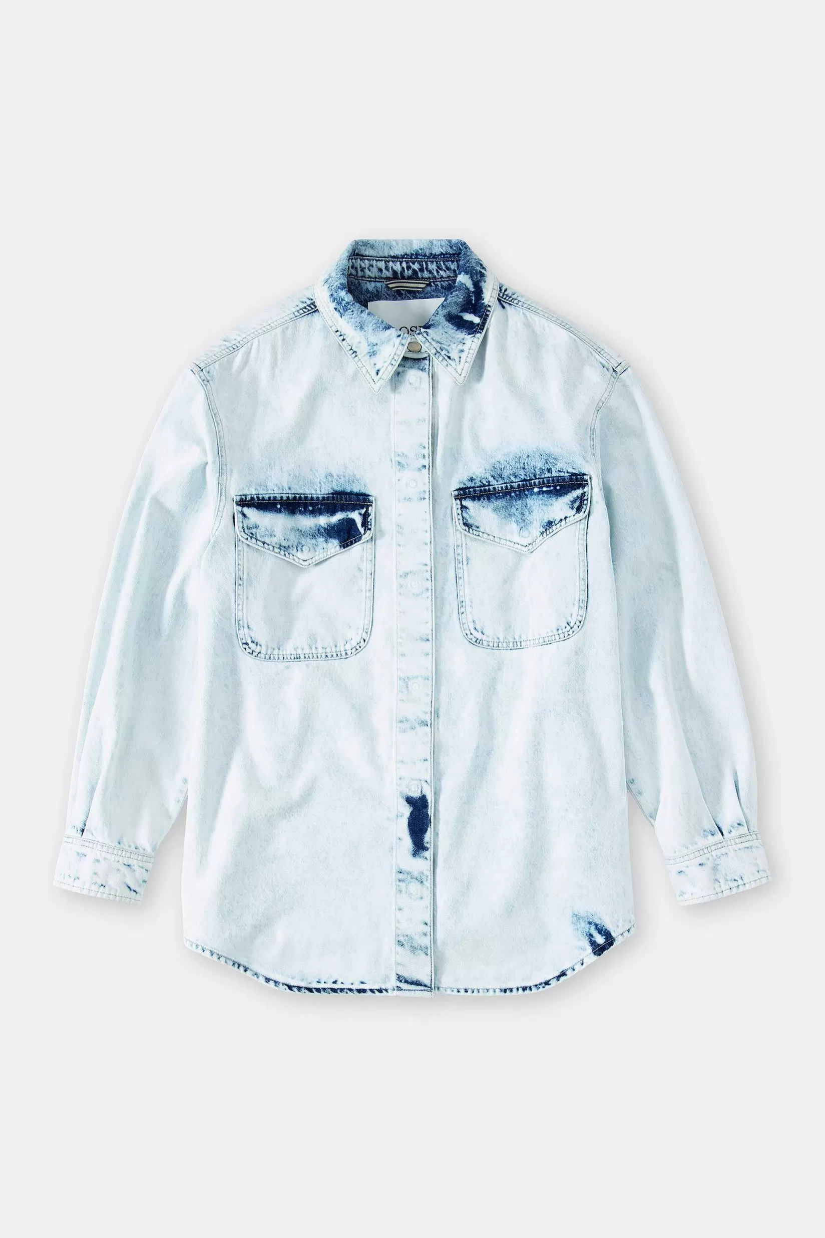 Outlet CLOSED Denim Overhemd Extreem Licht