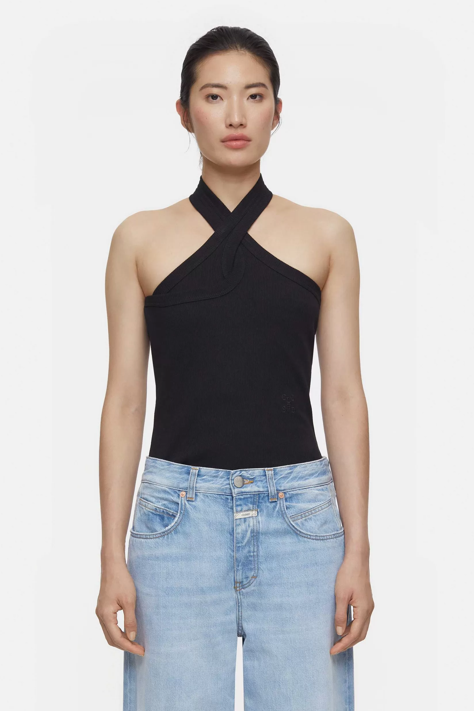 Flash Sale CLOSED Halternek Topje Zwart