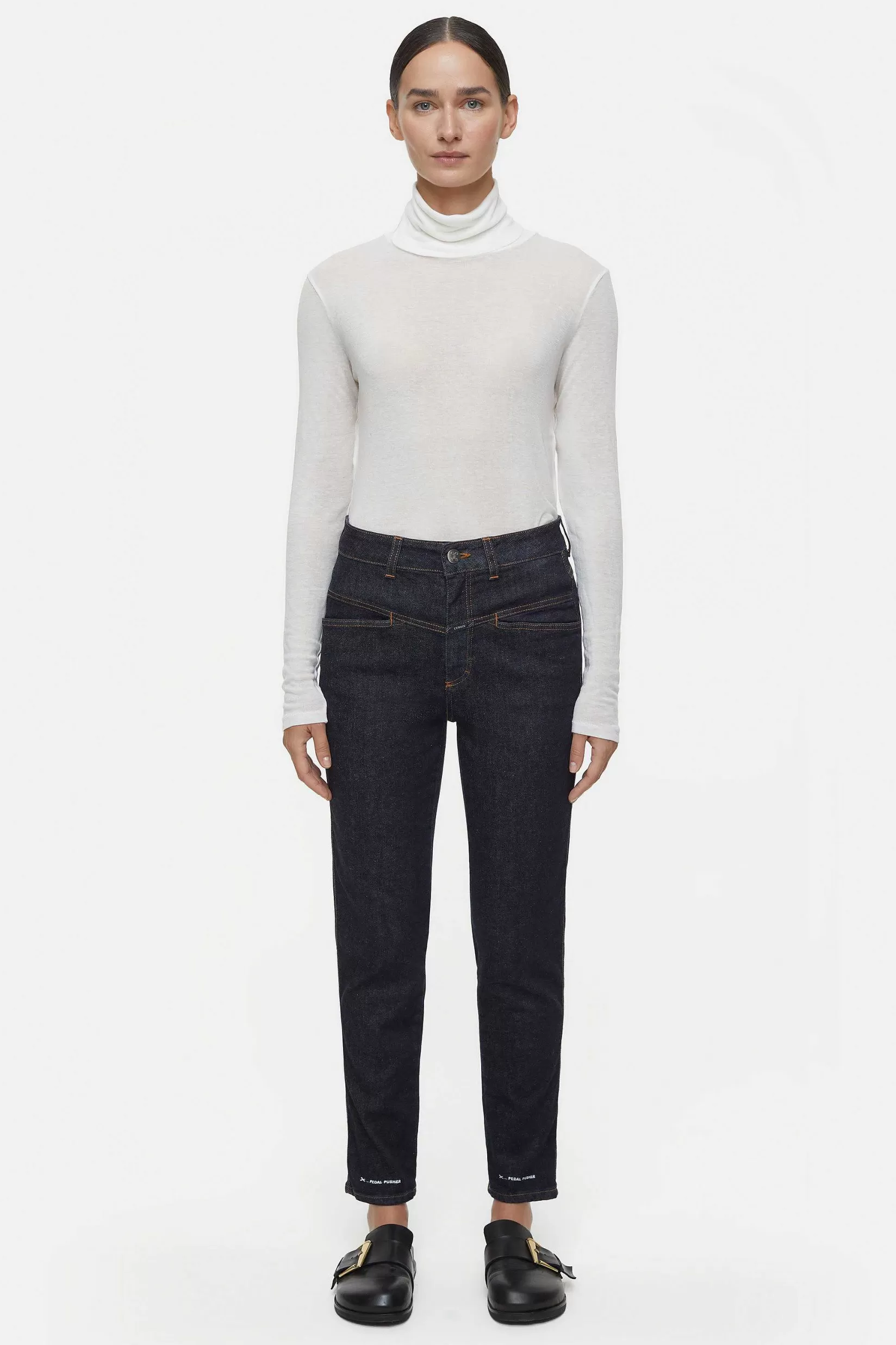 New CLOSED Heritage Jeans - Stijlnaam Pedaalduwer Donkerblauw