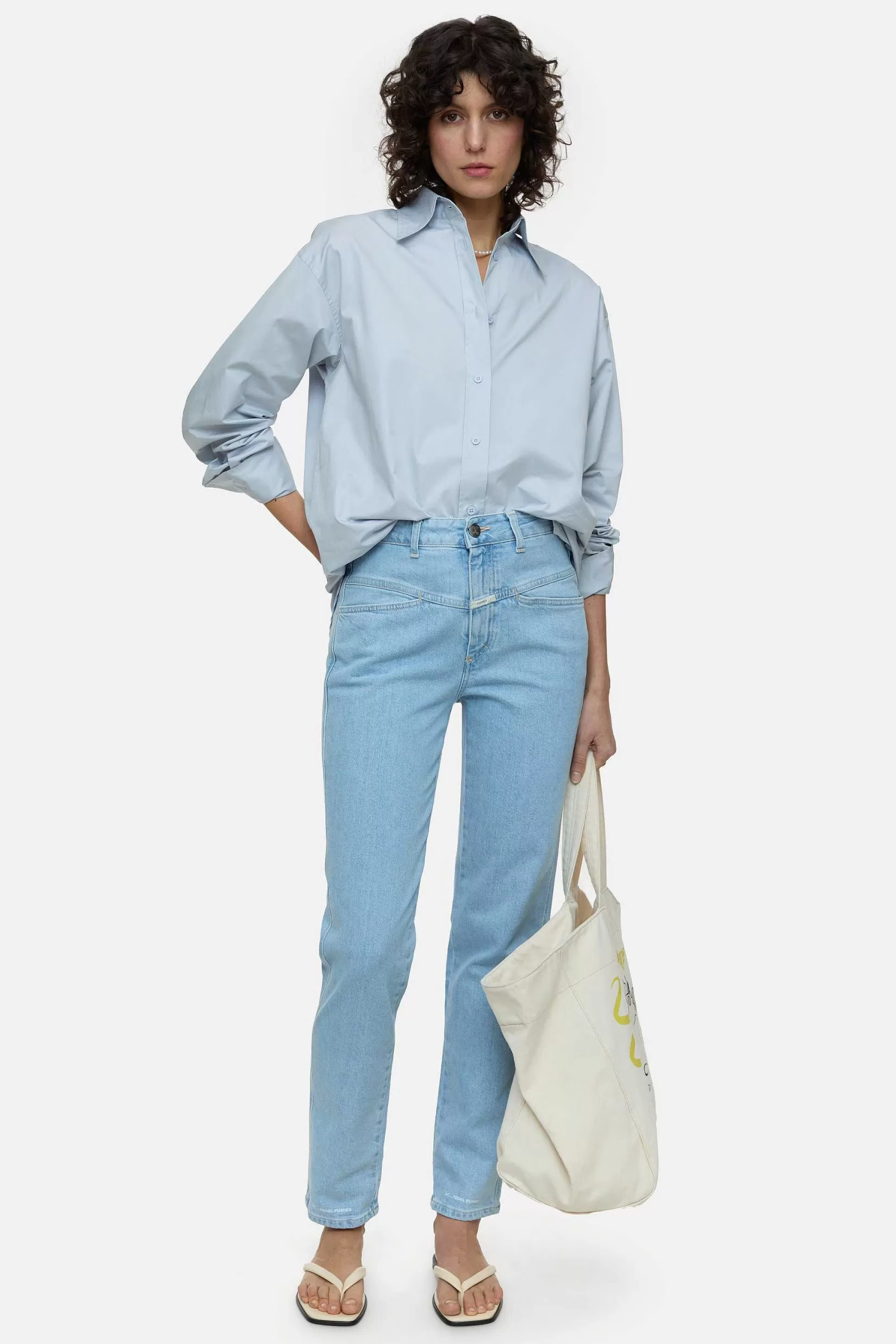 New CLOSED Heritage Jeans - Stijlnaam Pedaalduwer Lichtblauw