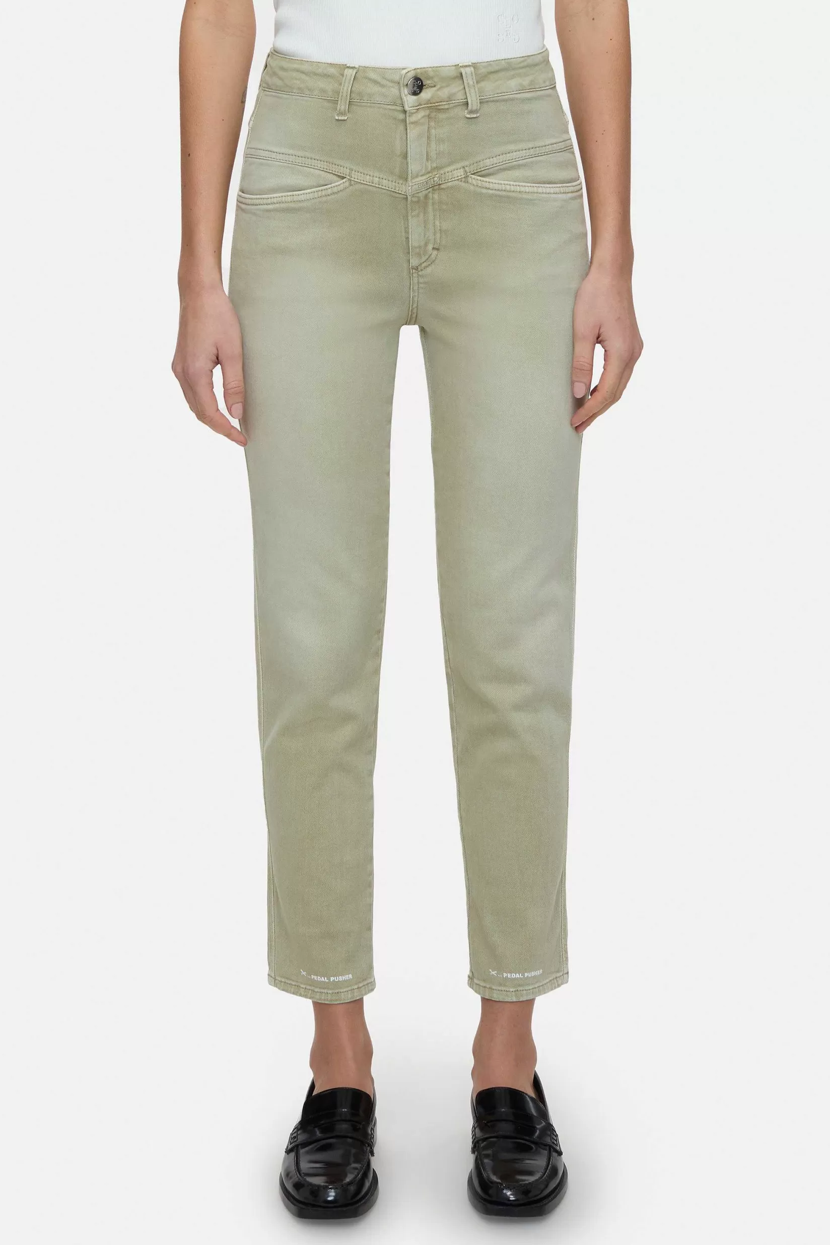 Online CLOSED Heritage Jeans - Stijlnaam Pedaalduwer Salie Jij
