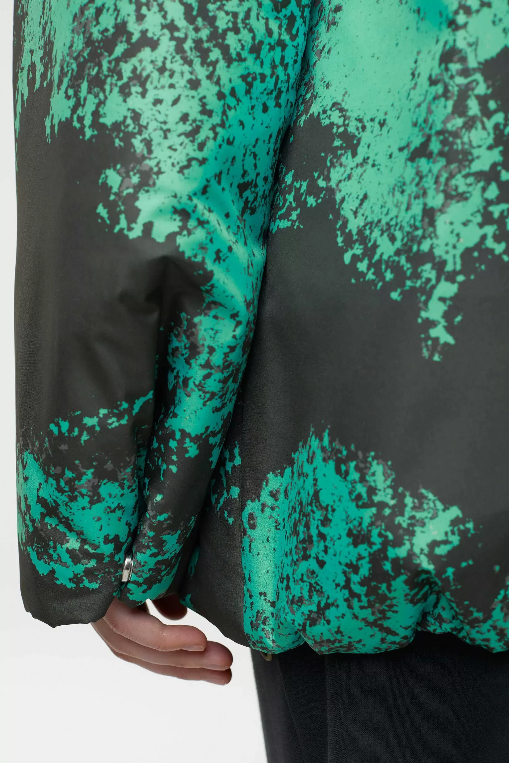 Fashion CLOSED Jas Met Patroon Groen Onkruid