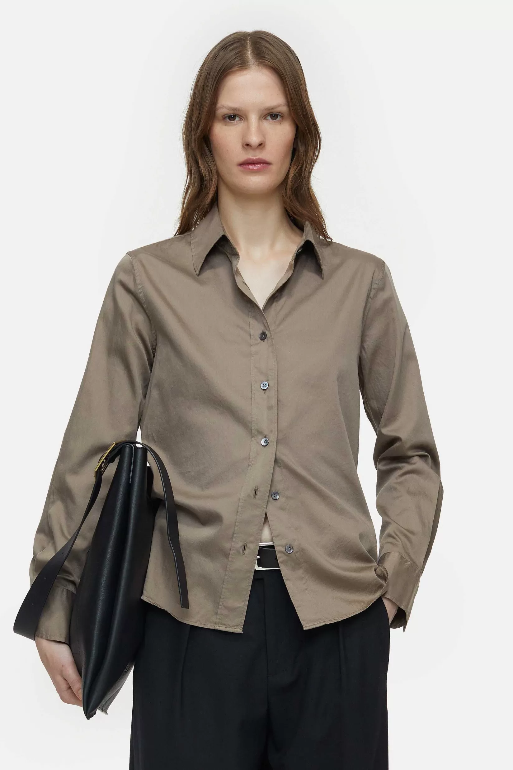 Outlet CLOSED Katoenen Satijnen Blouse Malen
