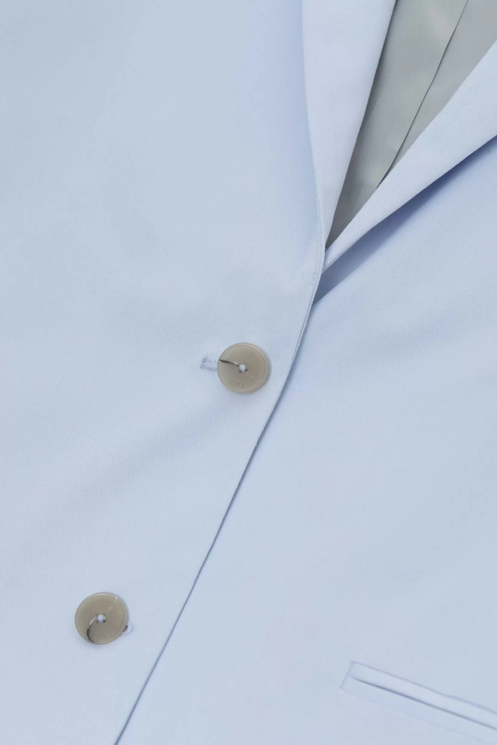 Hot CLOSED Katoenen Twill Jas Zacht Blauw