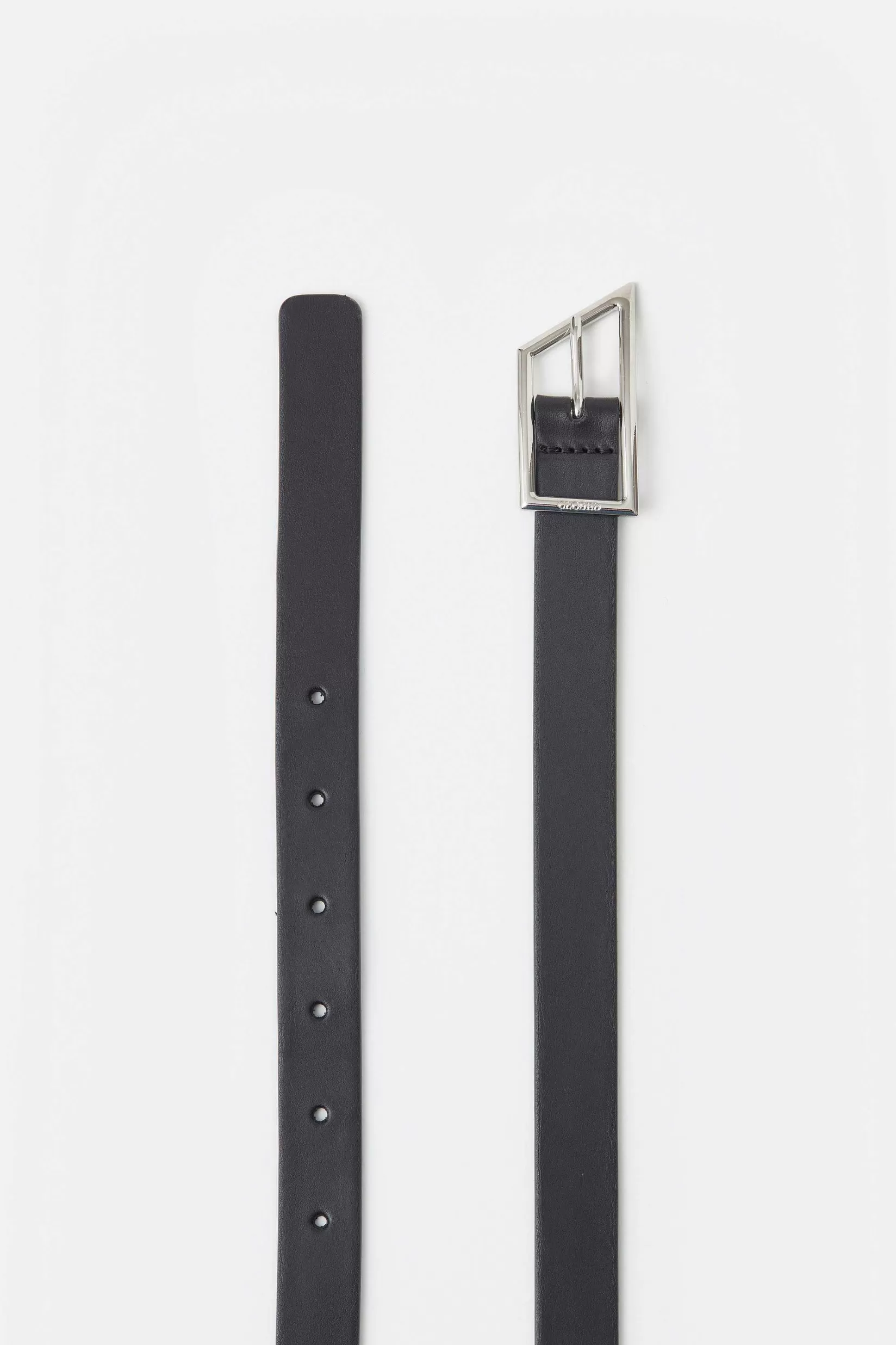 Outlet CLOSED Kleine Leren Riem Zwart