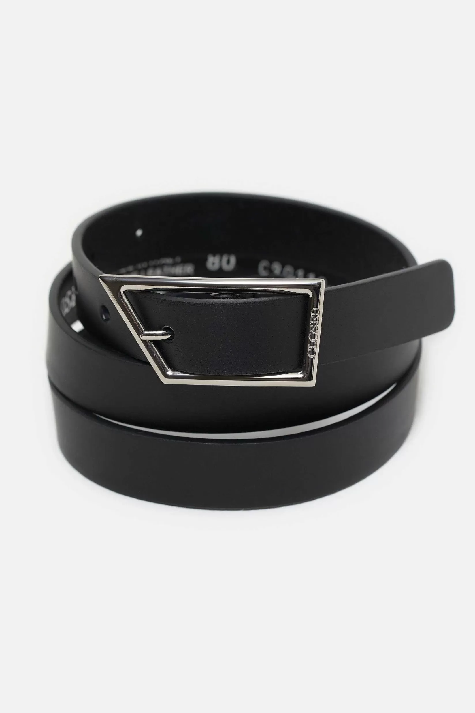 Outlet CLOSED Kleine Leren Riem Zwart