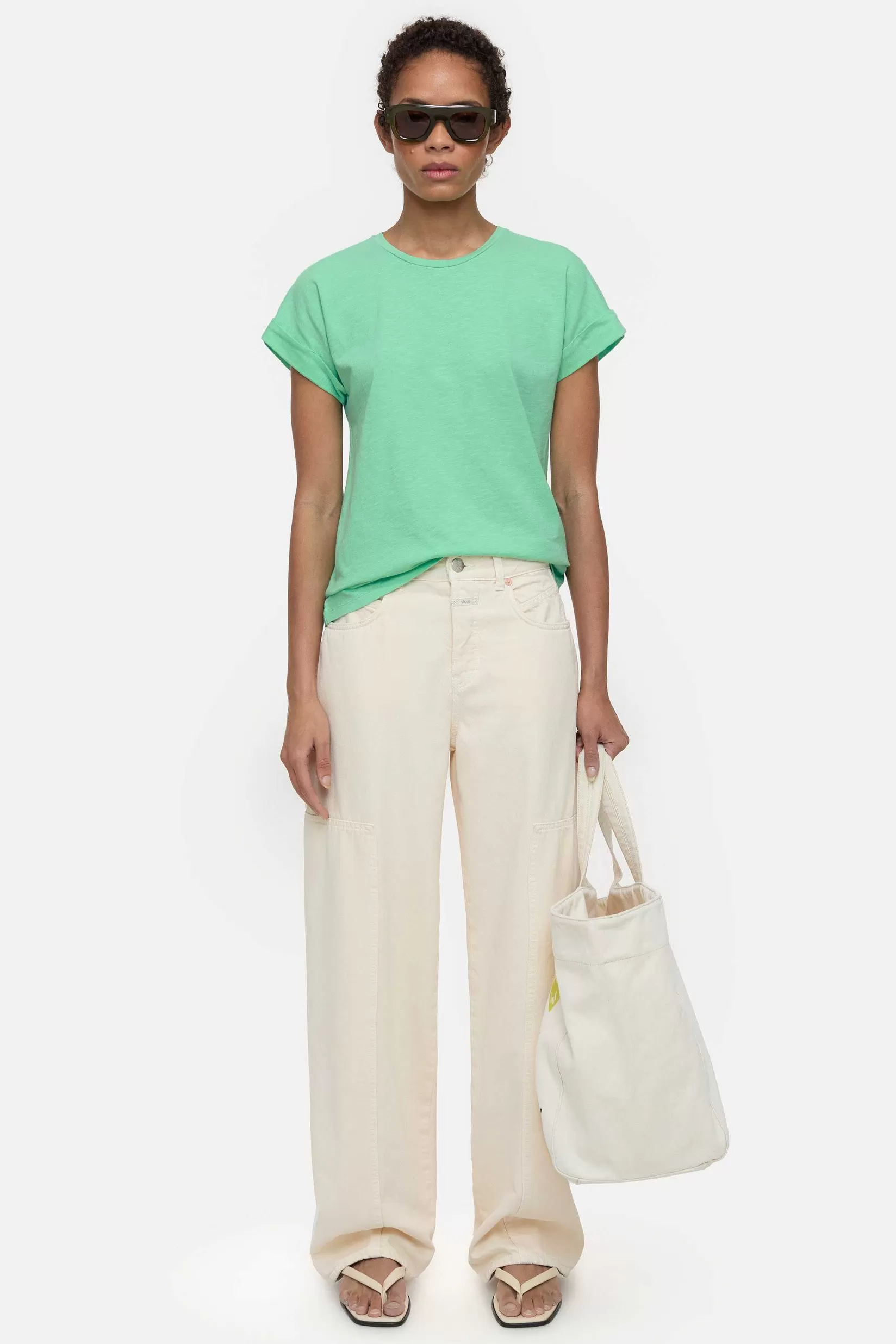 Flash Sale CLOSED Makkelijk T-Shirt Groene Schop