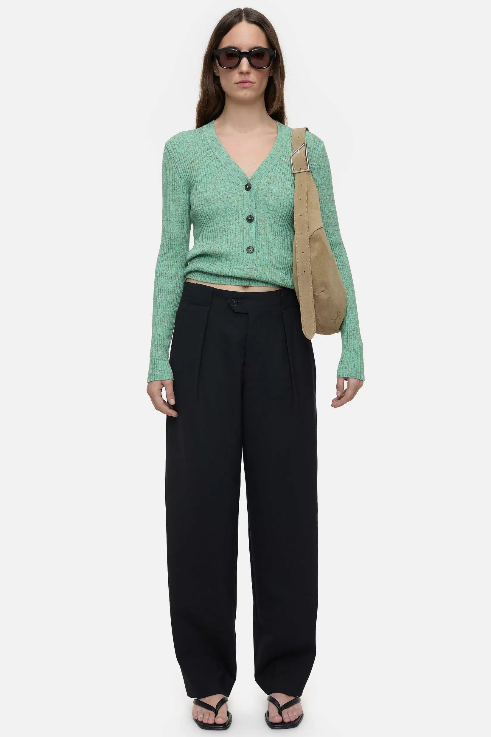 Flash Sale CLOSED Mouline Lange Mouw Groene Schop