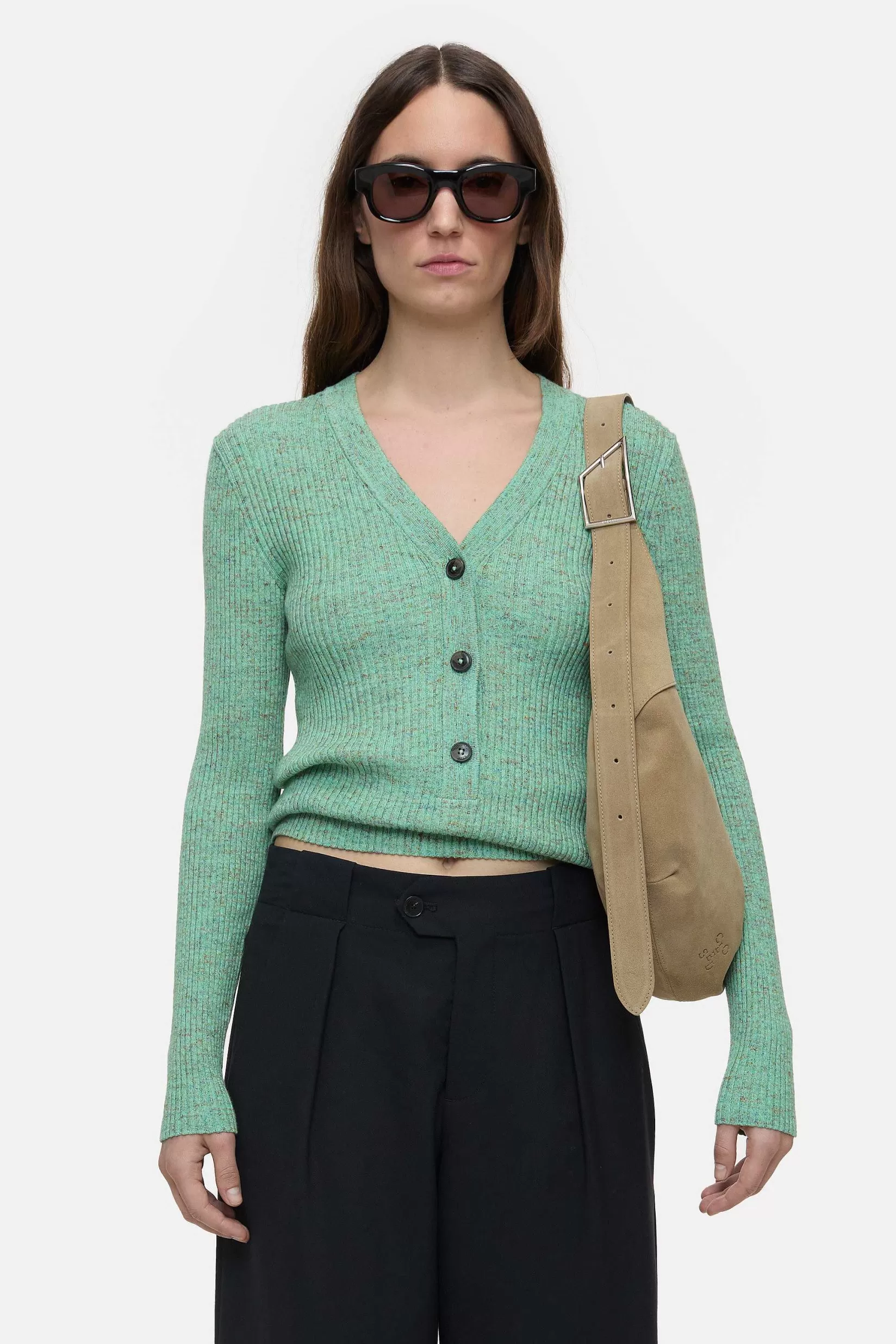 Flash Sale CLOSED Mouline Lange Mouw Groene Schop