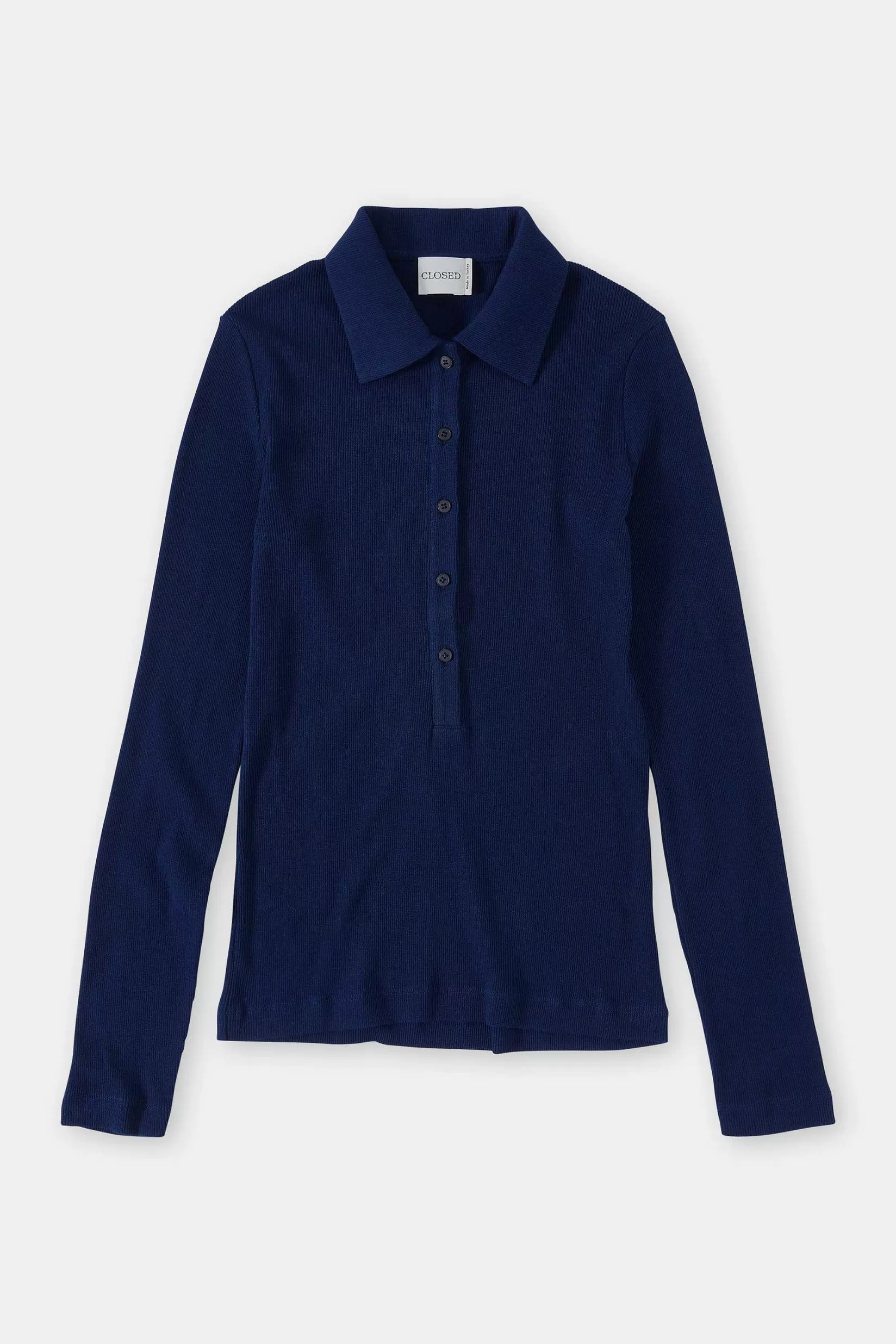 Discount CLOSED Poloshirt Met Lange Mouwen Blauwe Ruimte
