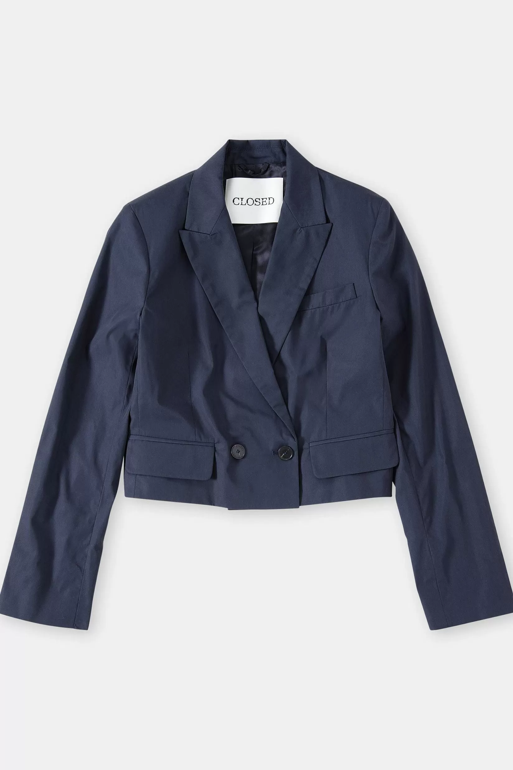 Sale CLOSED Poplin Blazer Blauwe Ruimte