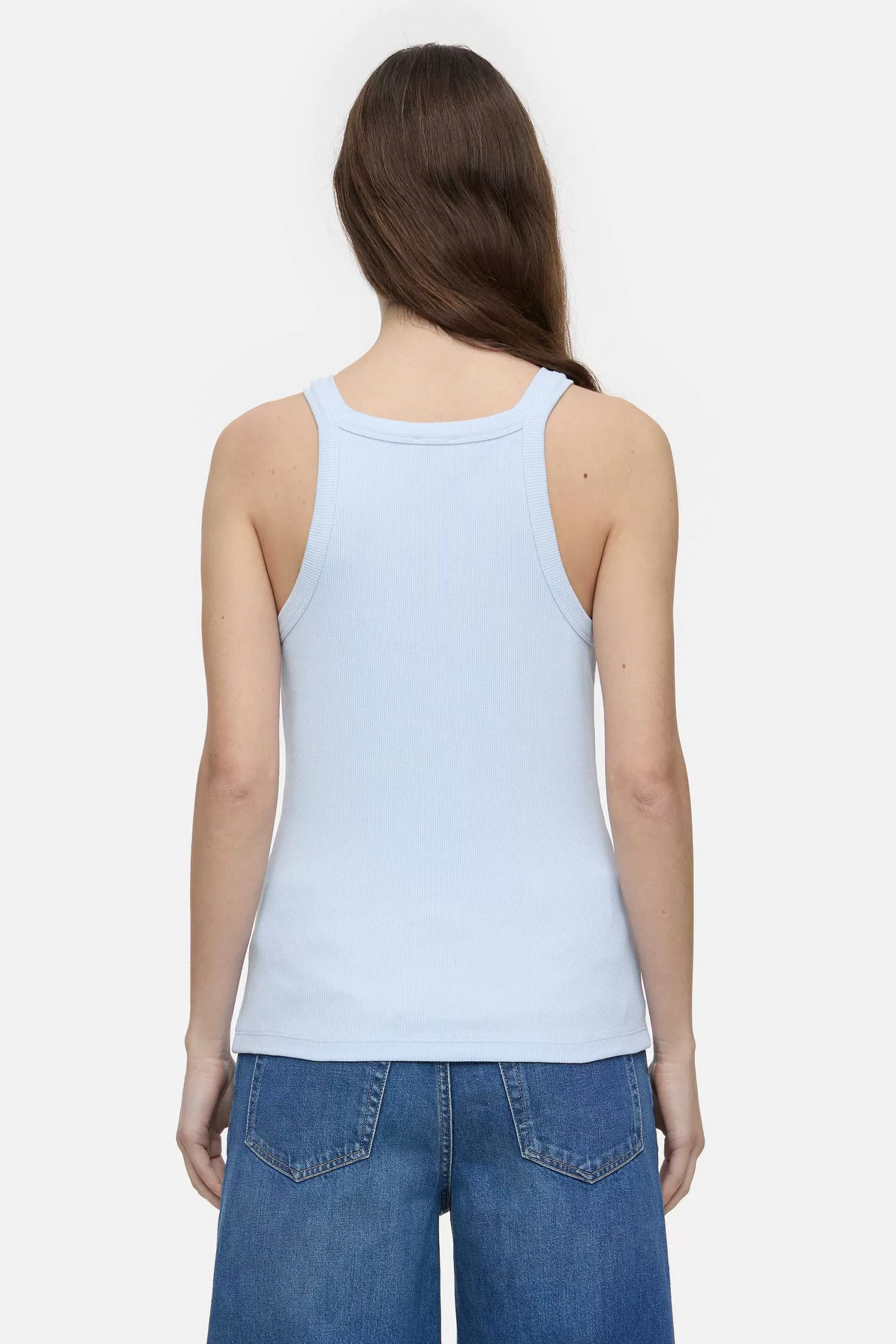 New CLOSED Racer-Top Zacht Blauw