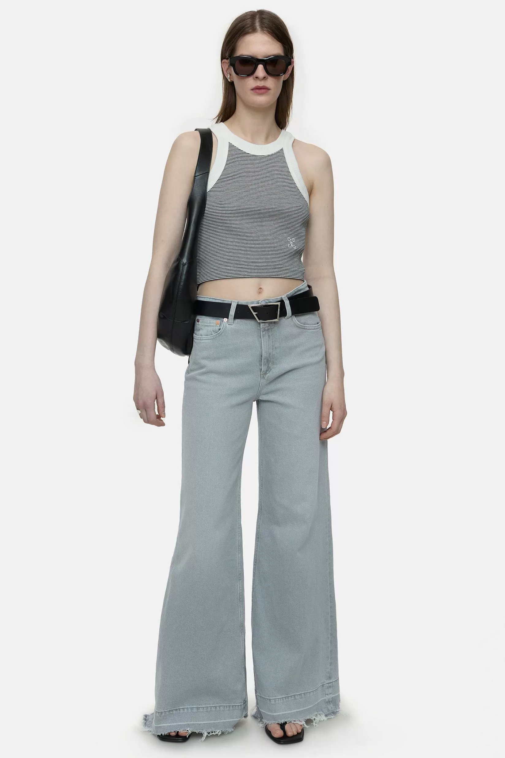 Outlet CLOSED Racer-Topje Zwart
