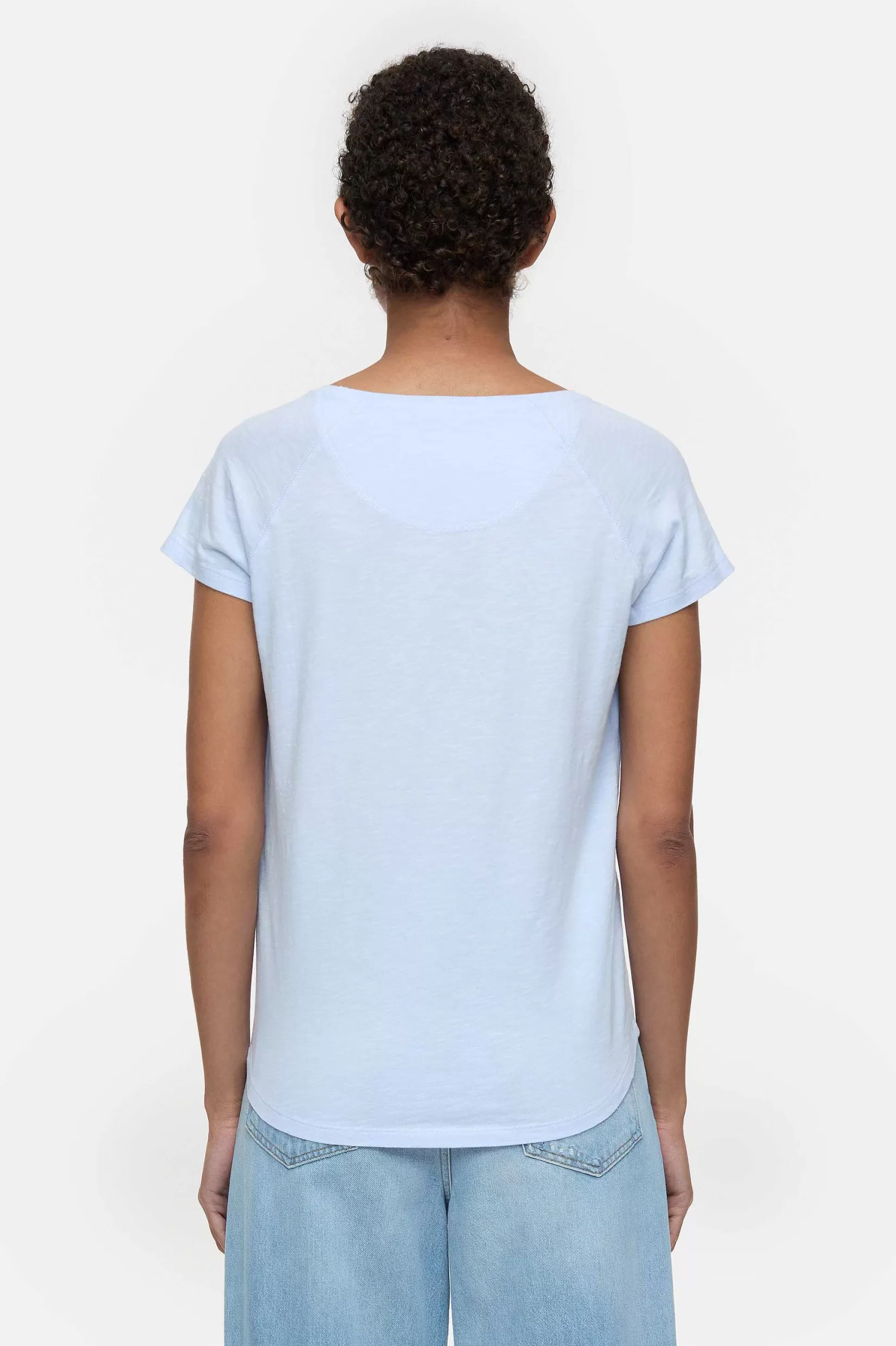 Online CLOSED Raglan-T-Shirt Zacht Blauw