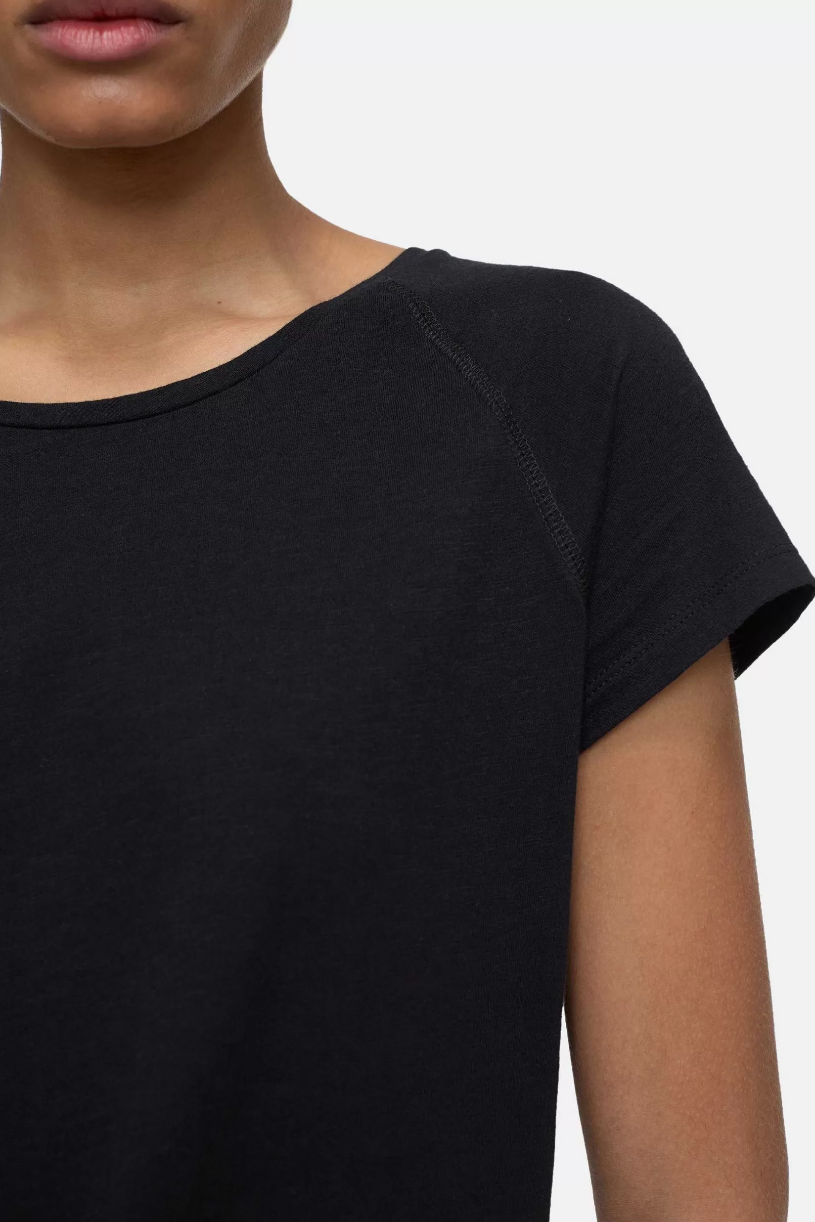 Outlet CLOSED Raglan-T-Shirt Zwart