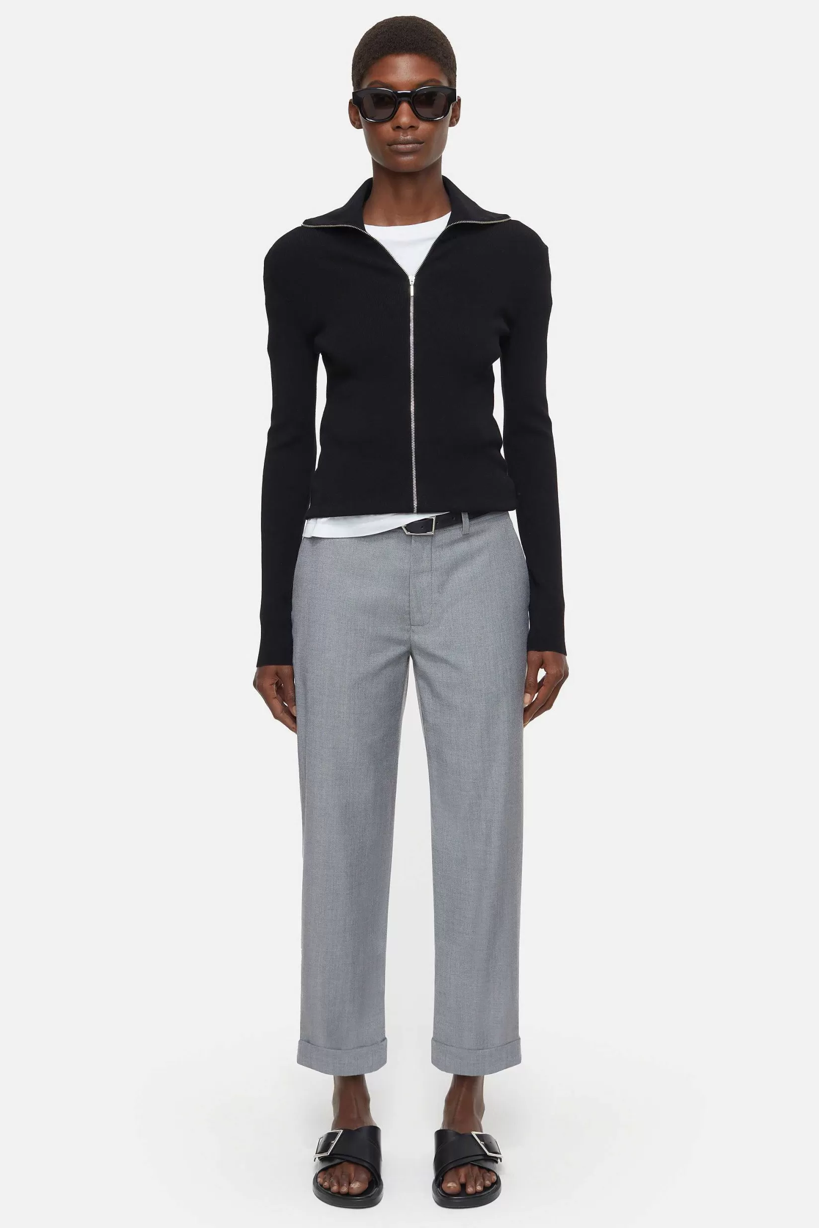 New CLOSED Relaxte Broek - Stijlnaam Auckley Grijs