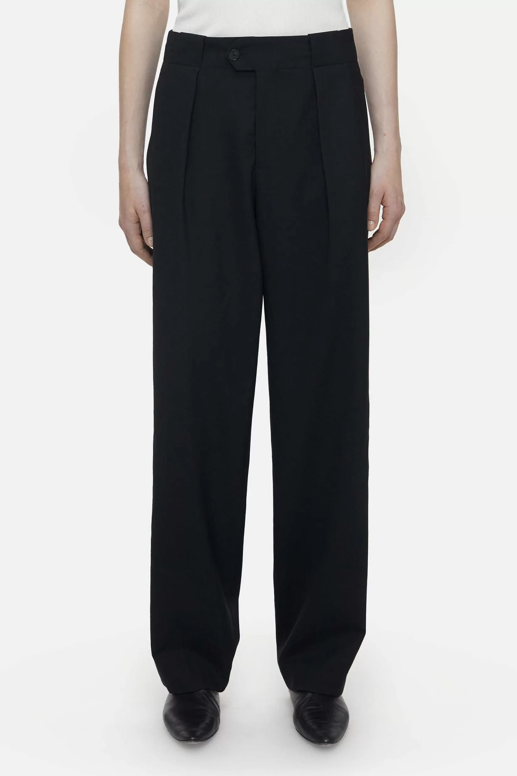 New CLOSED Relaxte Broek - Stijlnaam Mawson Zwart