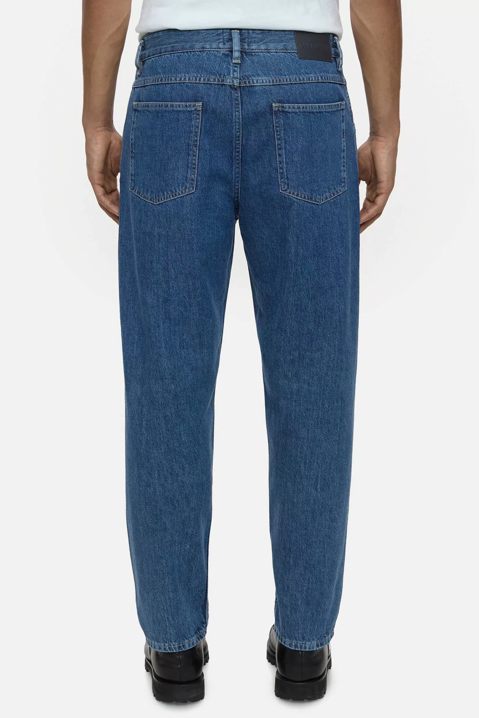 Online CLOSED Relaxte Jeans - Stijlnaam X-Lent Tapered Midden Blauw