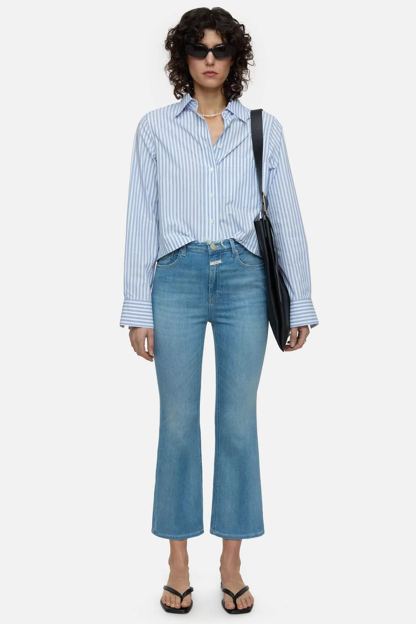 New CLOSED Skinny Jeans - Stijlnaam Hi-Sun Midden Blauw