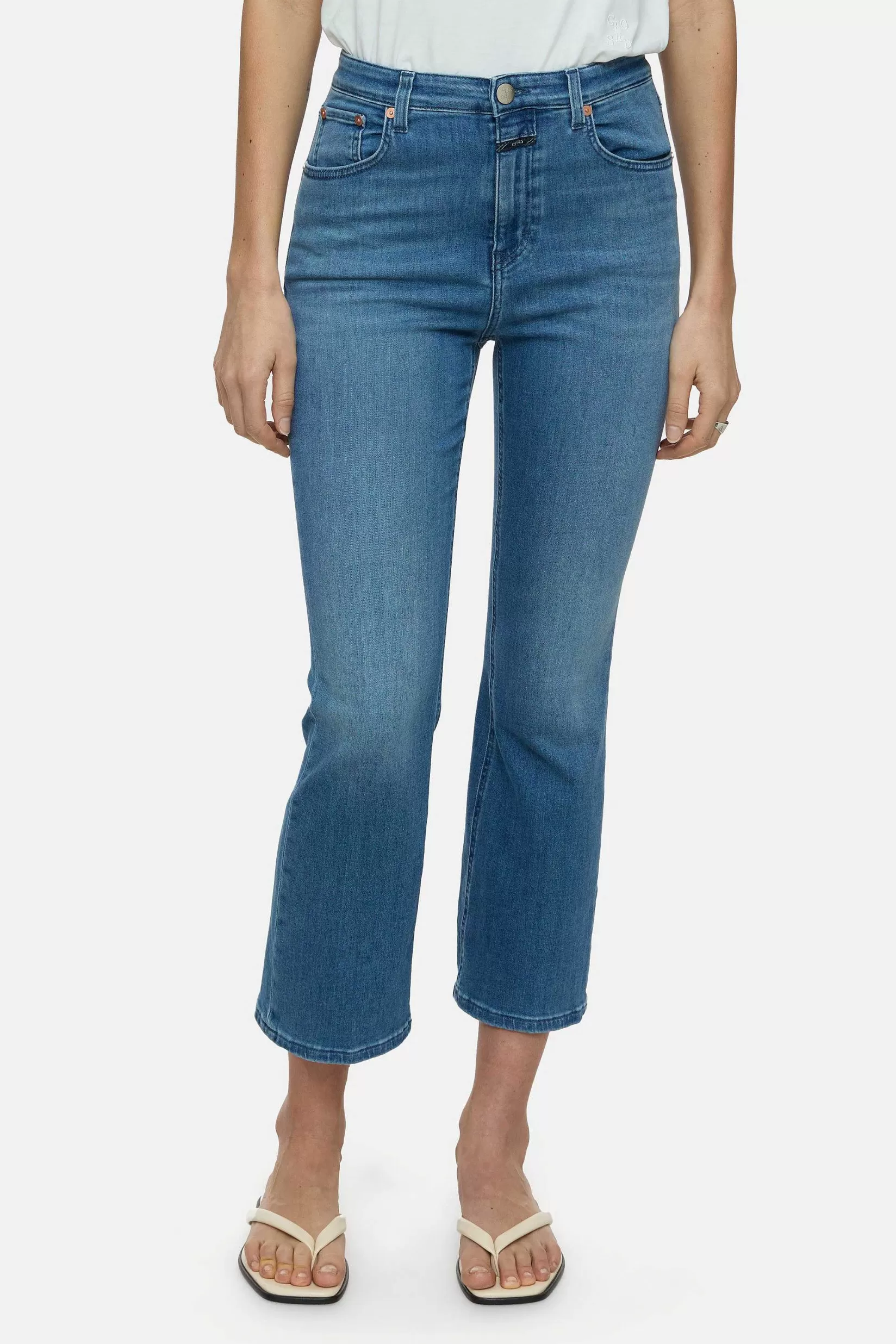 Discount CLOSED Skinny Jeans - Stijlnaam Hi-Sun Midden Blauw