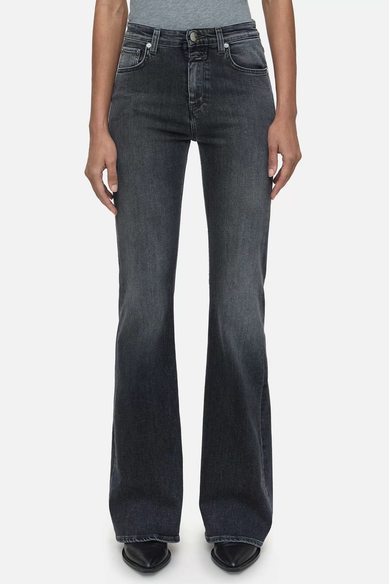 Discount CLOSED Skinny Jeans - Stijlnaam Rawlin Midden Grijs