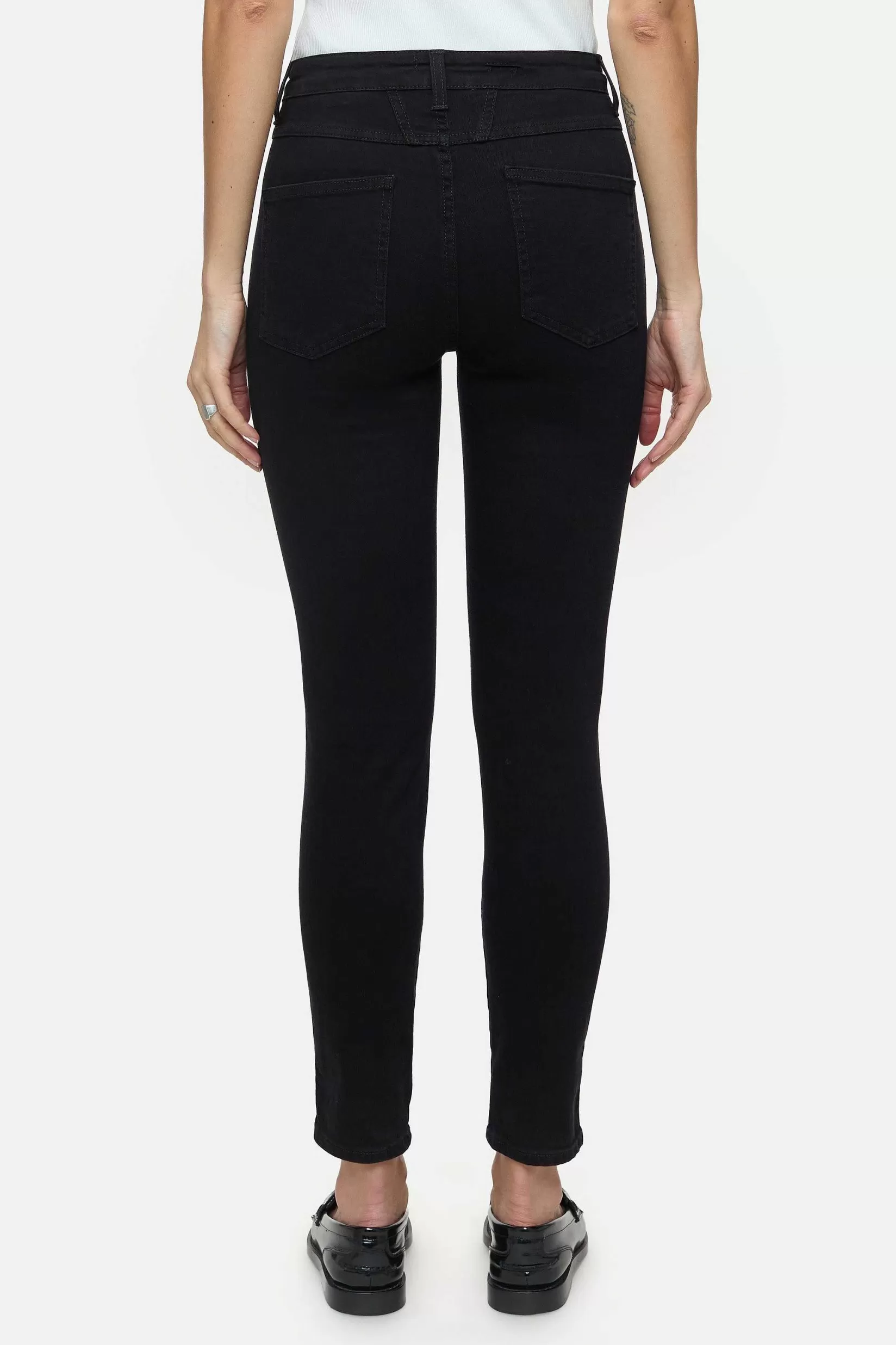 Outlet CLOSED Skinny Jeans - Stijlnaam Skinny Pusher Zwart