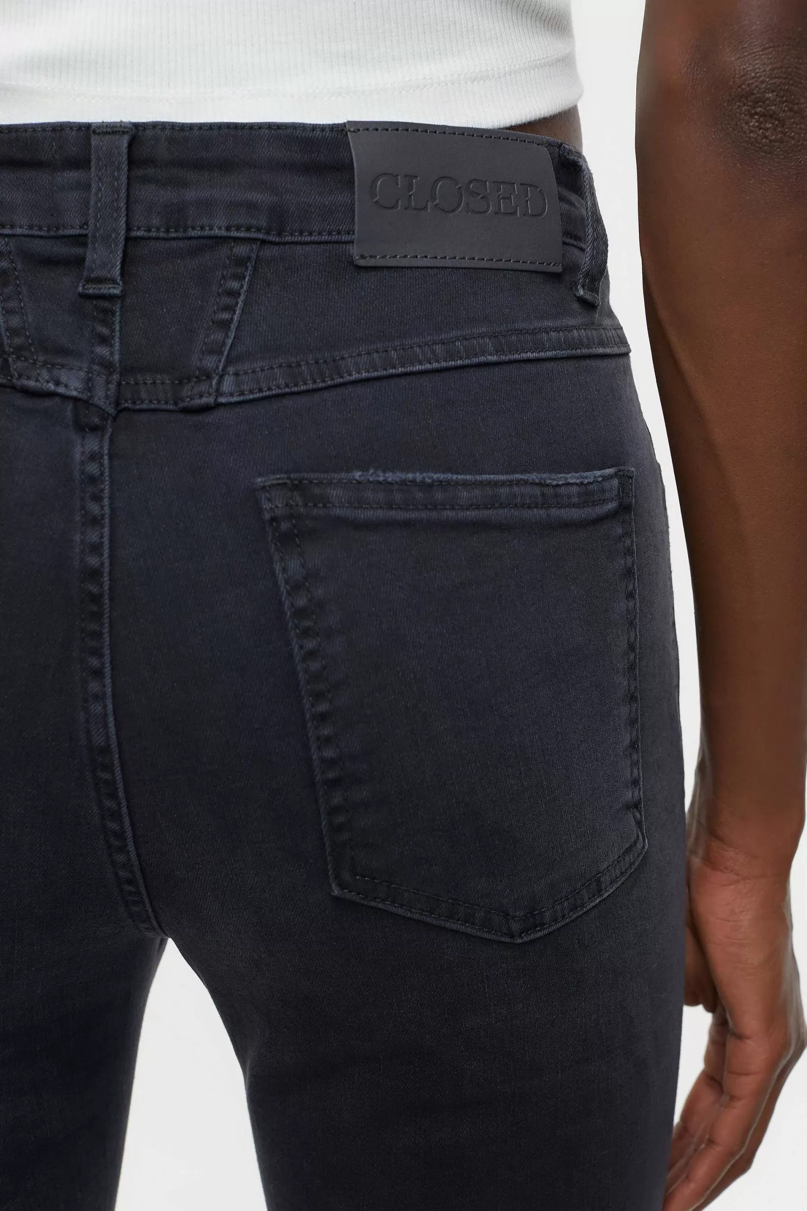 Best Sale CLOSED Skinny Jeans - Stijlnaam Skinny Pusher Zwartzwart