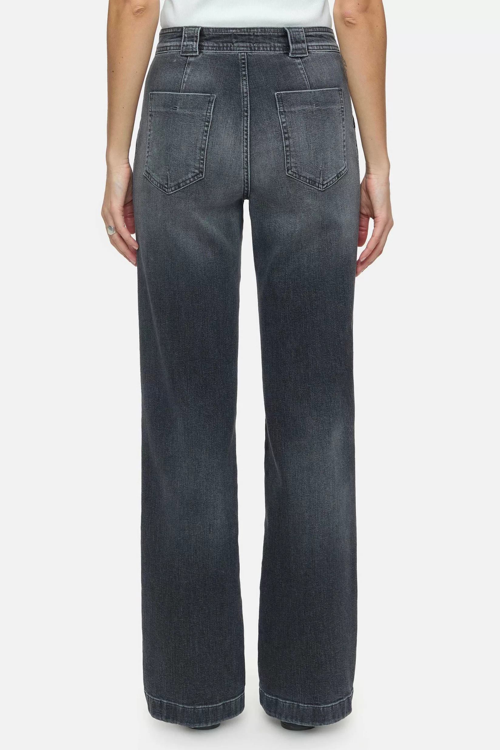 Fashion CLOSED Slim Jeans - Stijlnaam Aria Midden Grijs