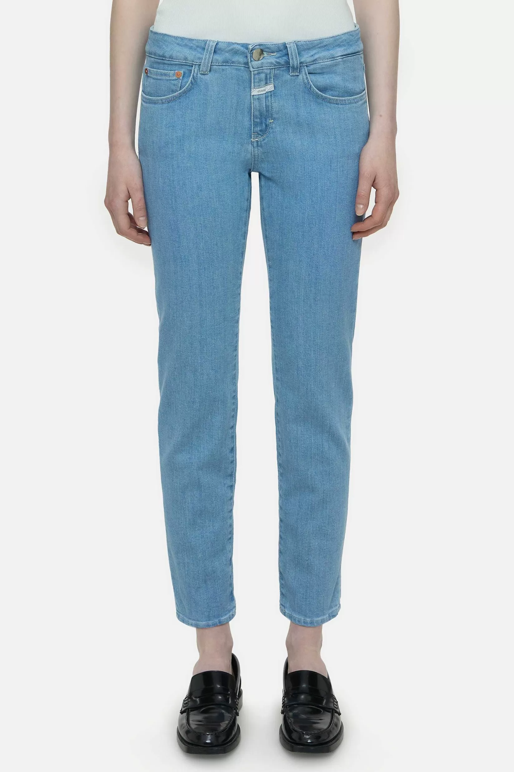 Hot CLOSED Slim Jeans - Stijlnaam Baker Lichtblauw