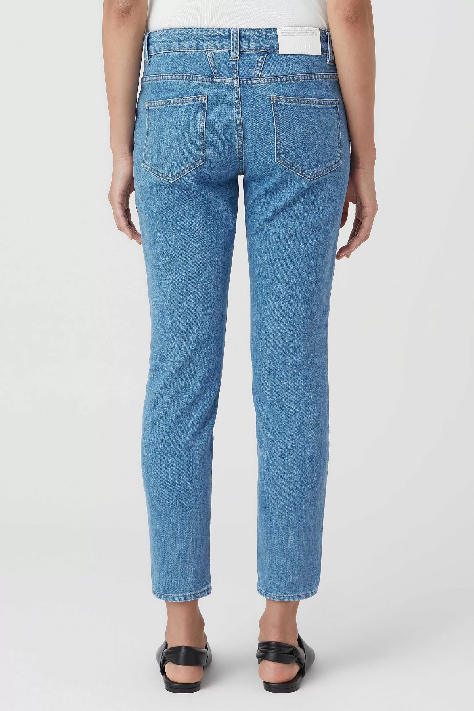 Online CLOSED Slim Jeans - Stijlnaam Baker Midden Blauw