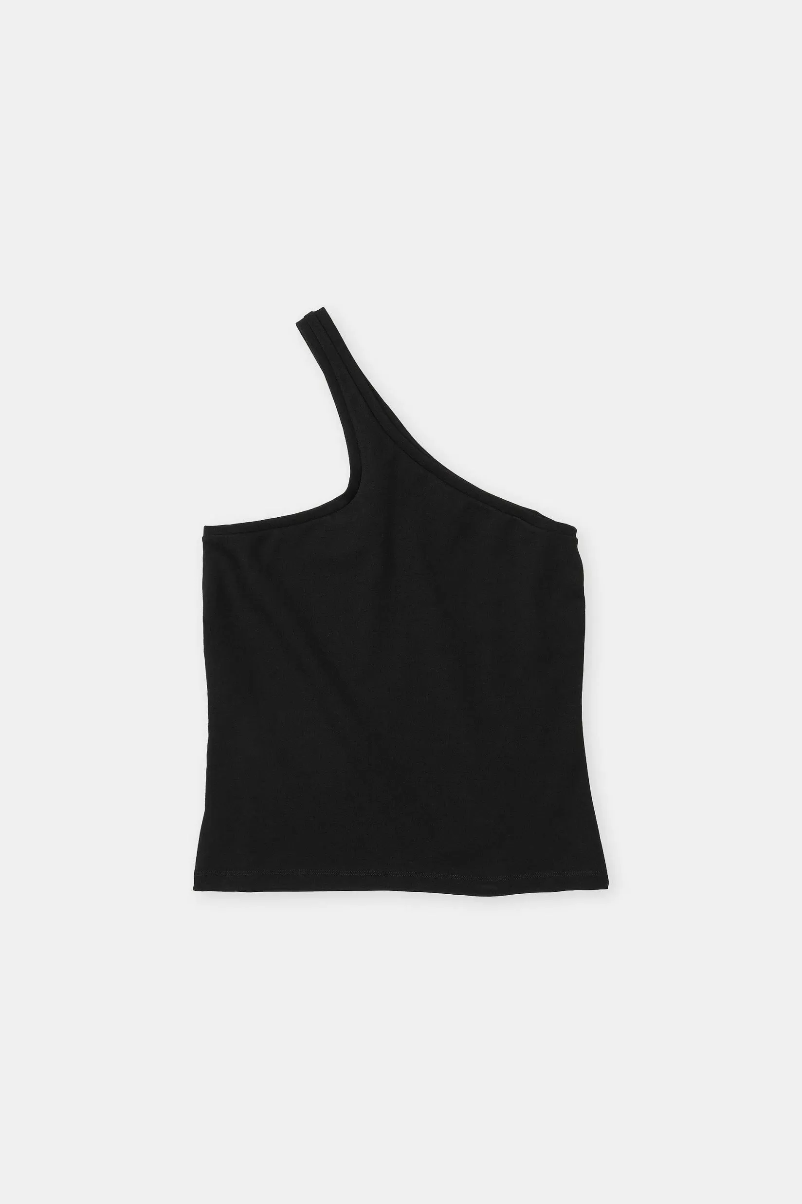 Online CLOSED Top Met Een Schouder Zwart