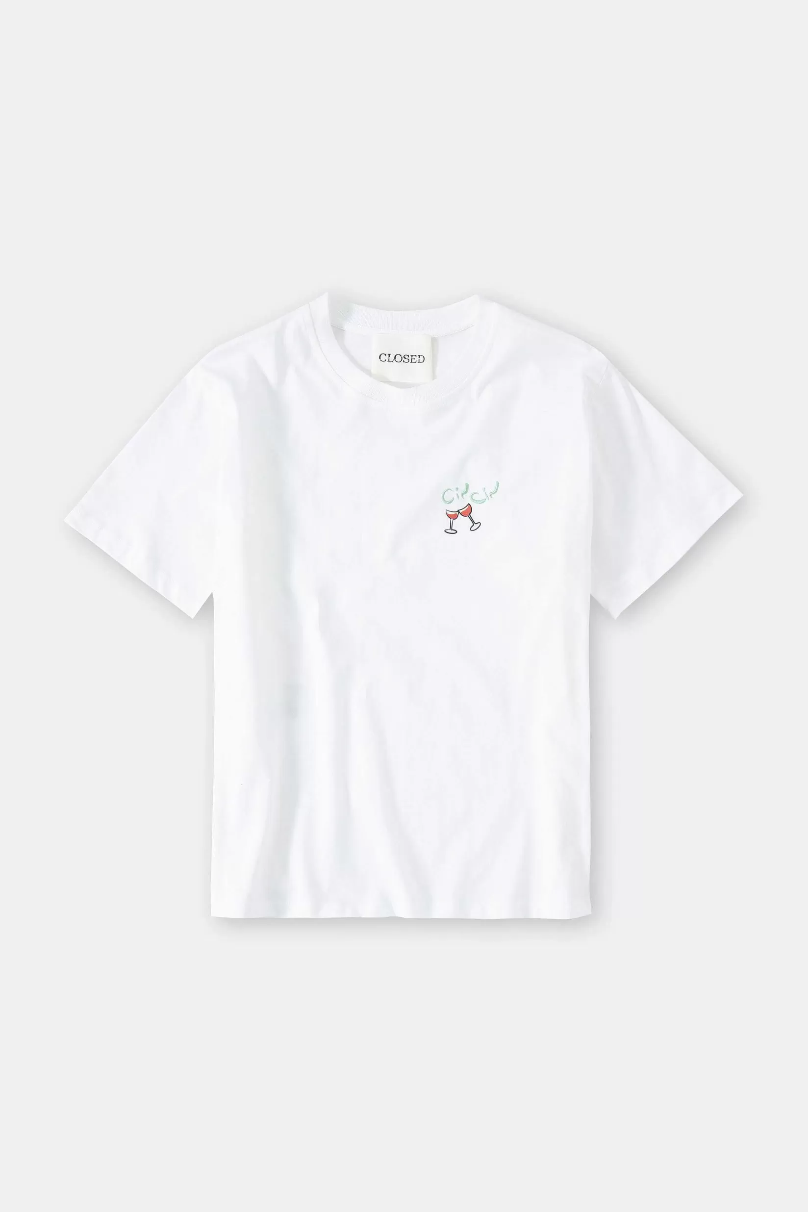 Fashion CLOSED T-Shirt Met Borduursel Verstand