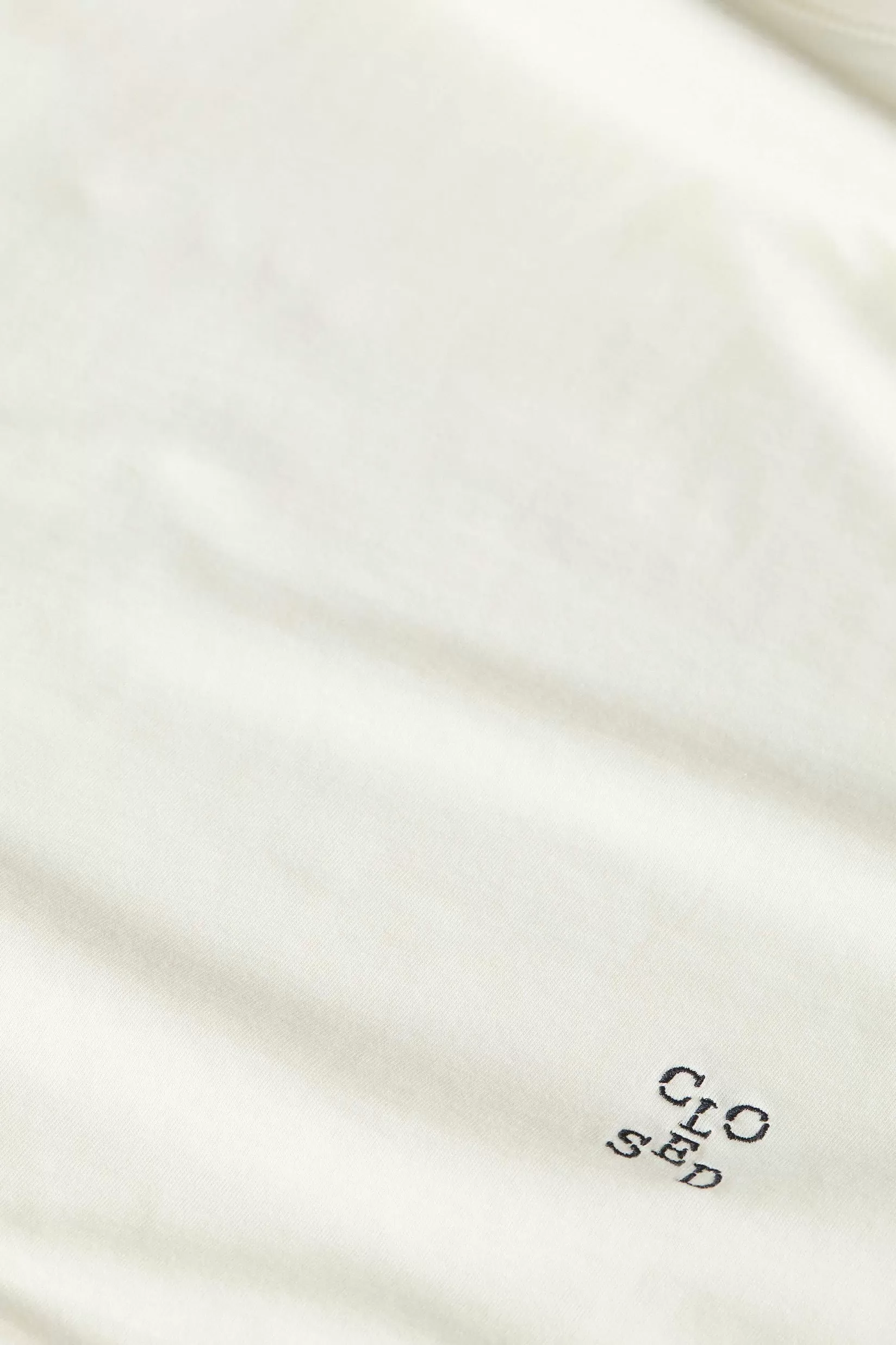 Sale CLOSED T-Shirt Met Logo Vanille Creme