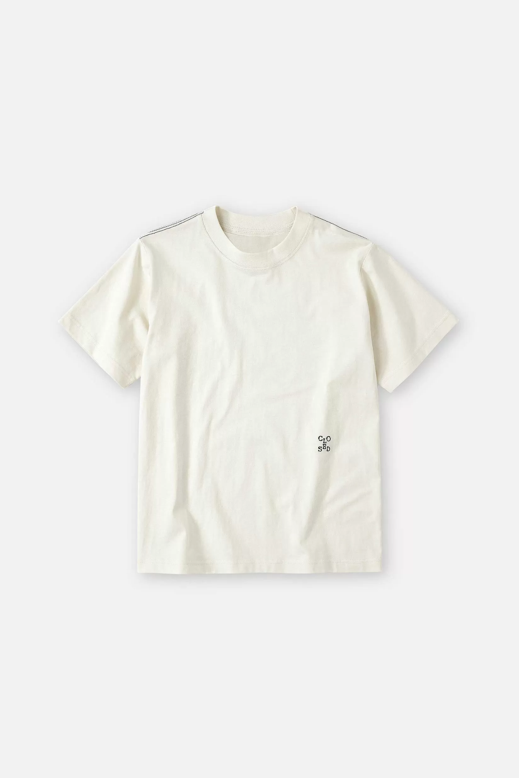 Sale CLOSED T-Shirt Met Logo Vanille Creme