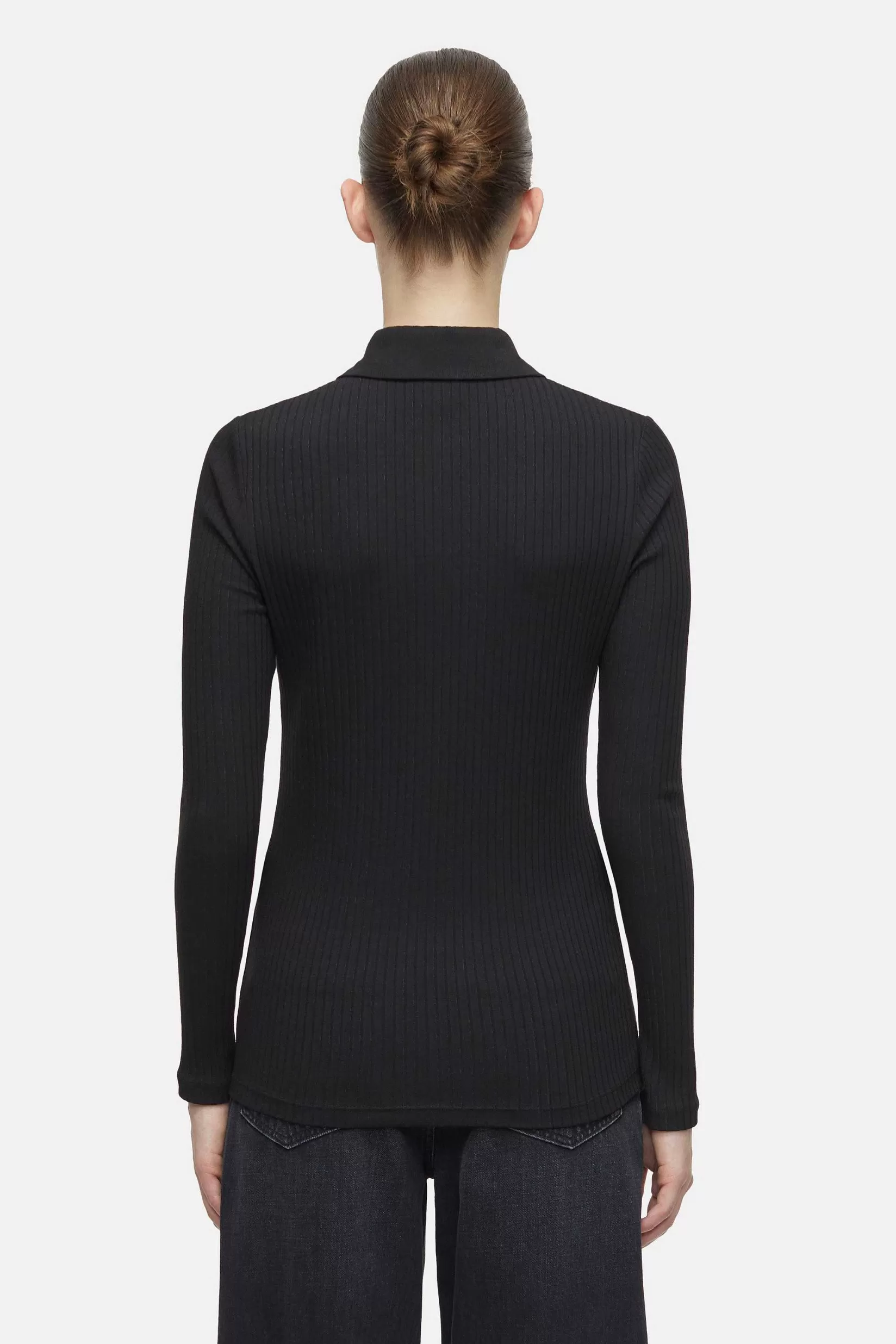Cheap CLOSED Vest Met Polokraag Zwart