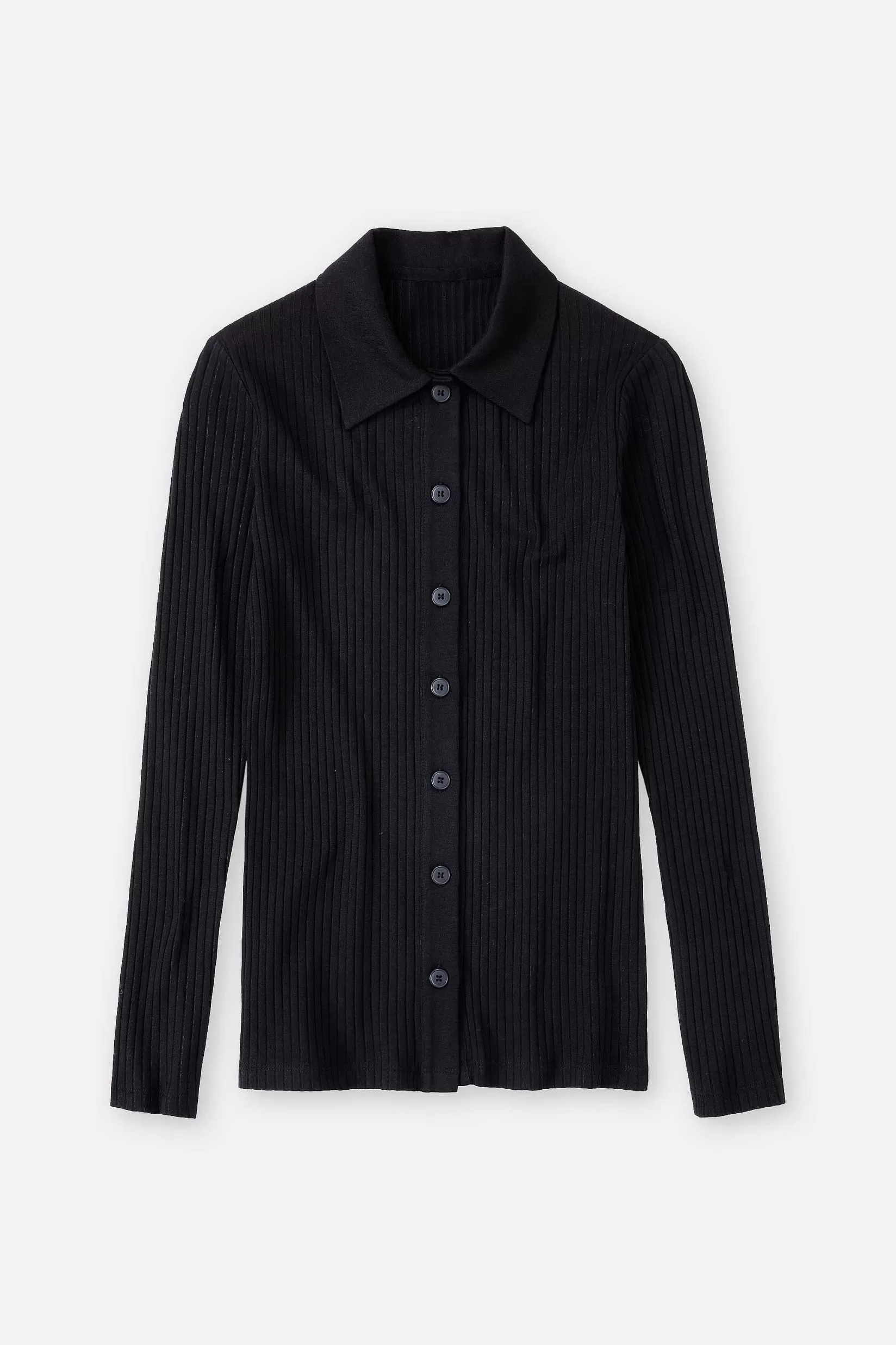 Cheap CLOSED Vest Met Polokraag Zwart