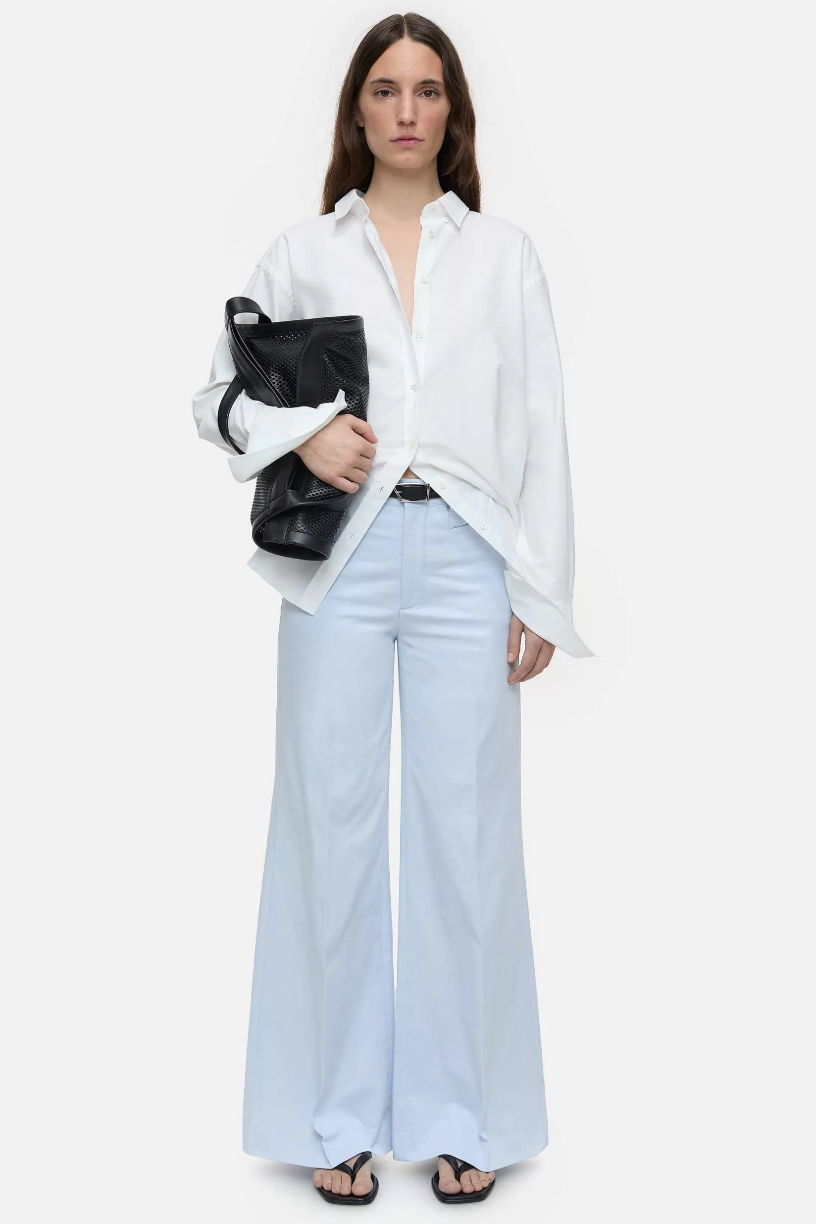 Discount CLOSED Wijde Broek - Stijlnaam Veola Zacht Blauw