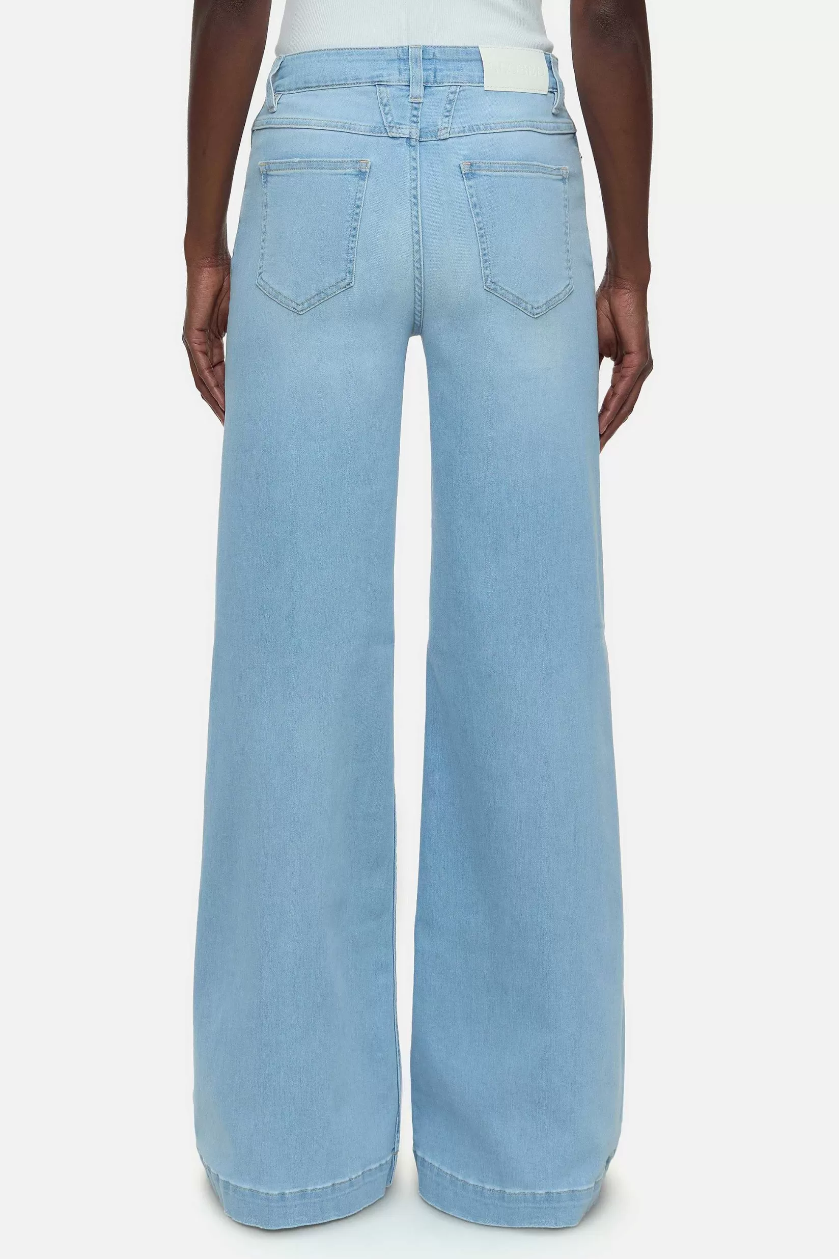 Fashion CLOSED Wijde Jeans - Stijlnaam Glow-Up Lichtblauw