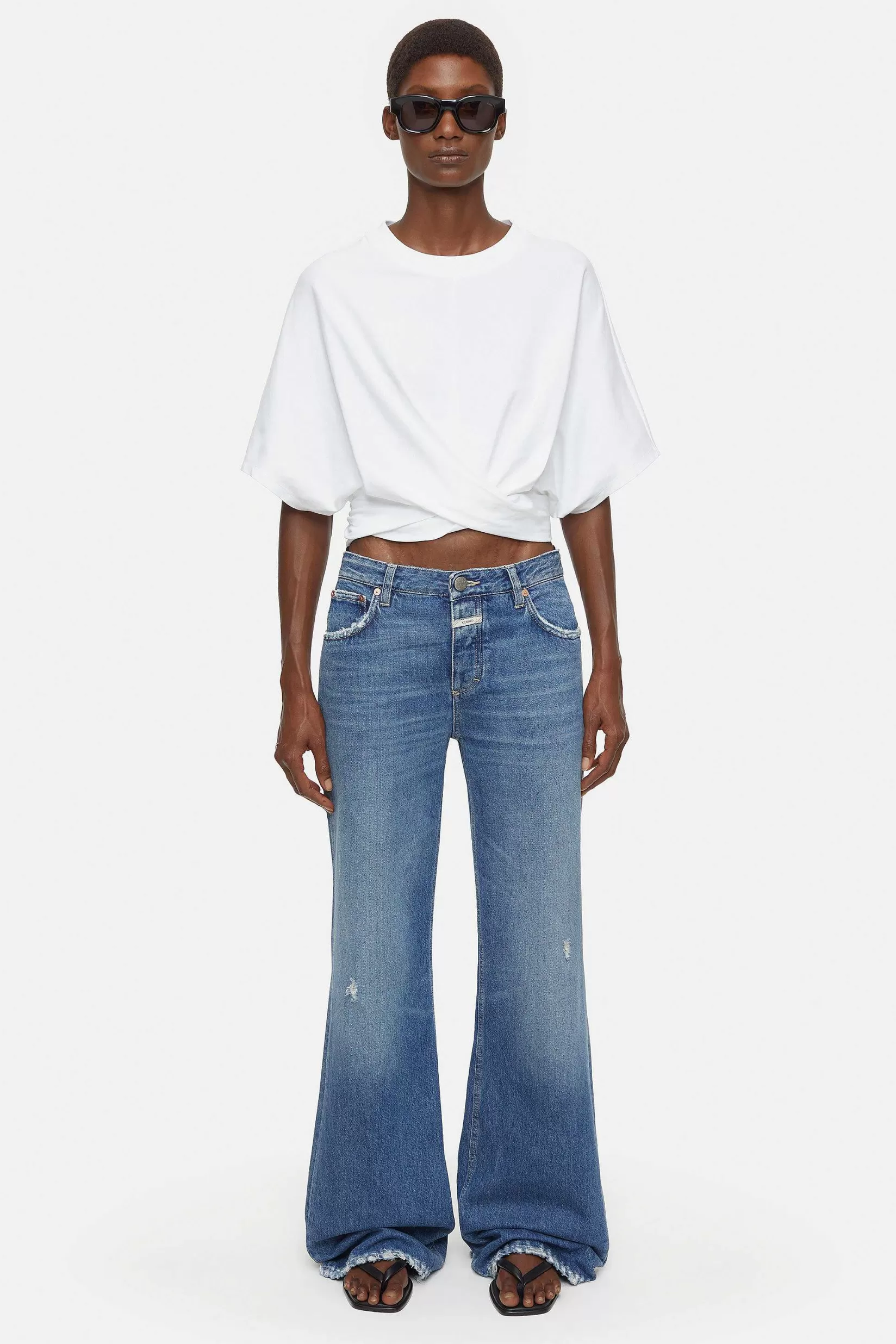 Cheap CLOSED Wikkel-T-Shirt Verstand